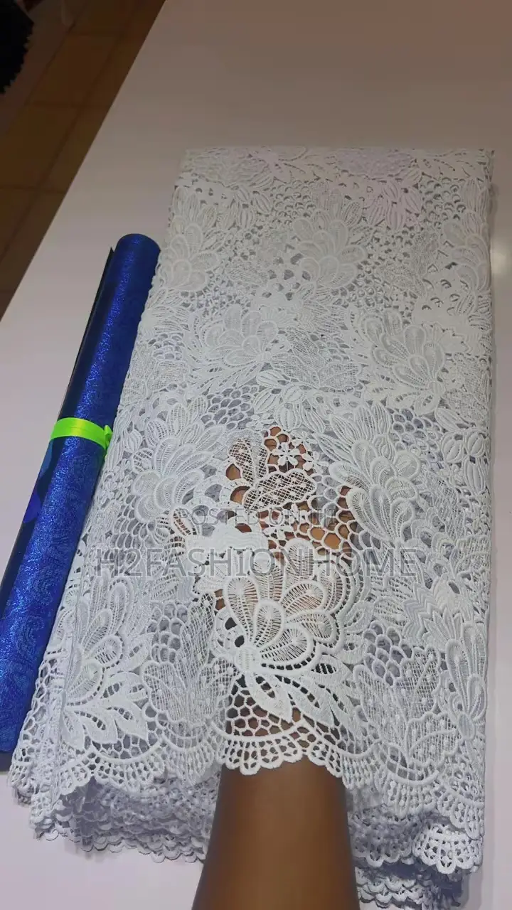 White Guipure Lace