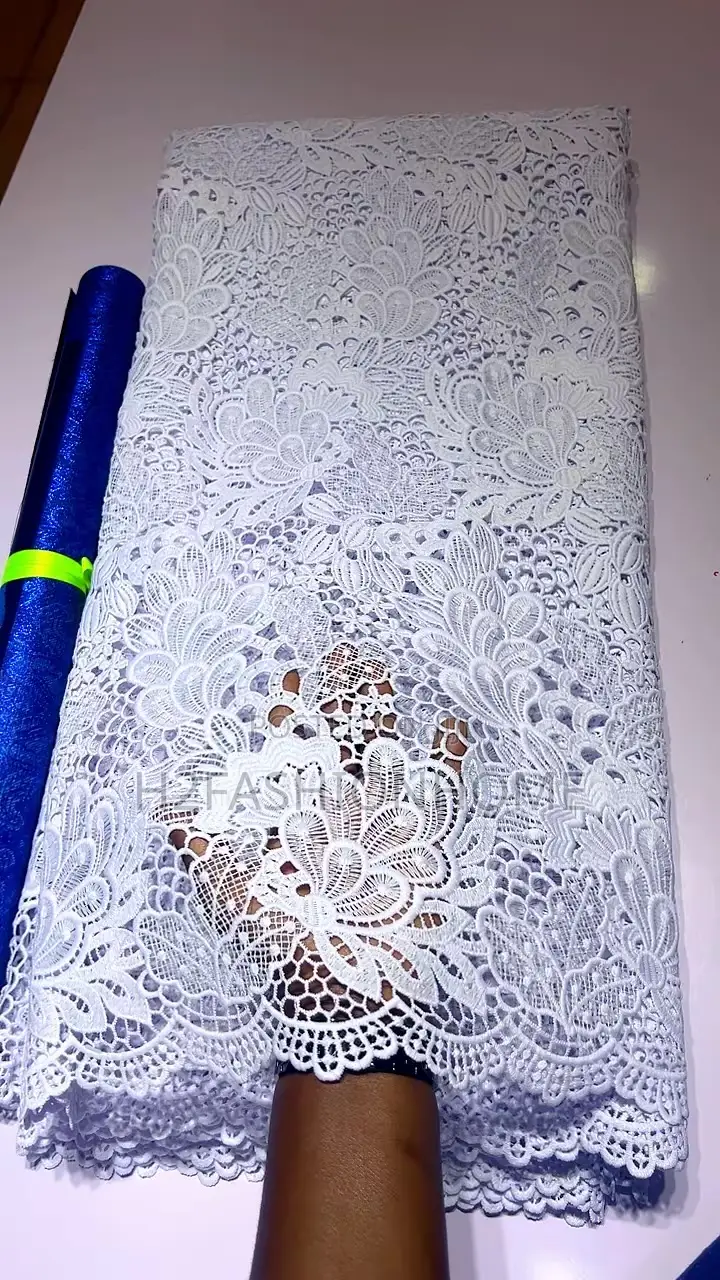 White Guipure Lace