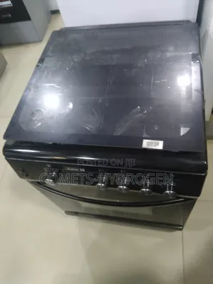 Scanfrost 4-Burner Standing Gas Cooker With Oven Grill - Black