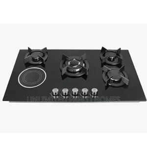 Polystar 4 Gas + 1 Electric Built-in Hybrid Gas Cooker Hob/ 90cm