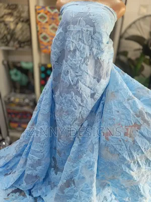 Beautiful Sample Organza Sky Blue