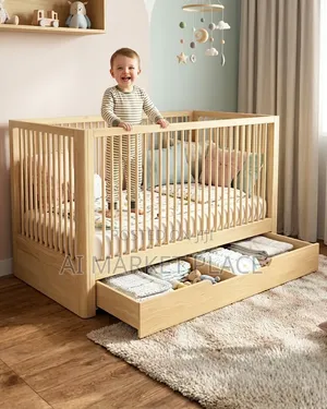 Modern Baby Crib/Cot
