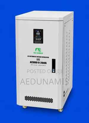 A E Dunamis 20KVA Single-Phase Servo Voltage Stabilizer (80v-260v)