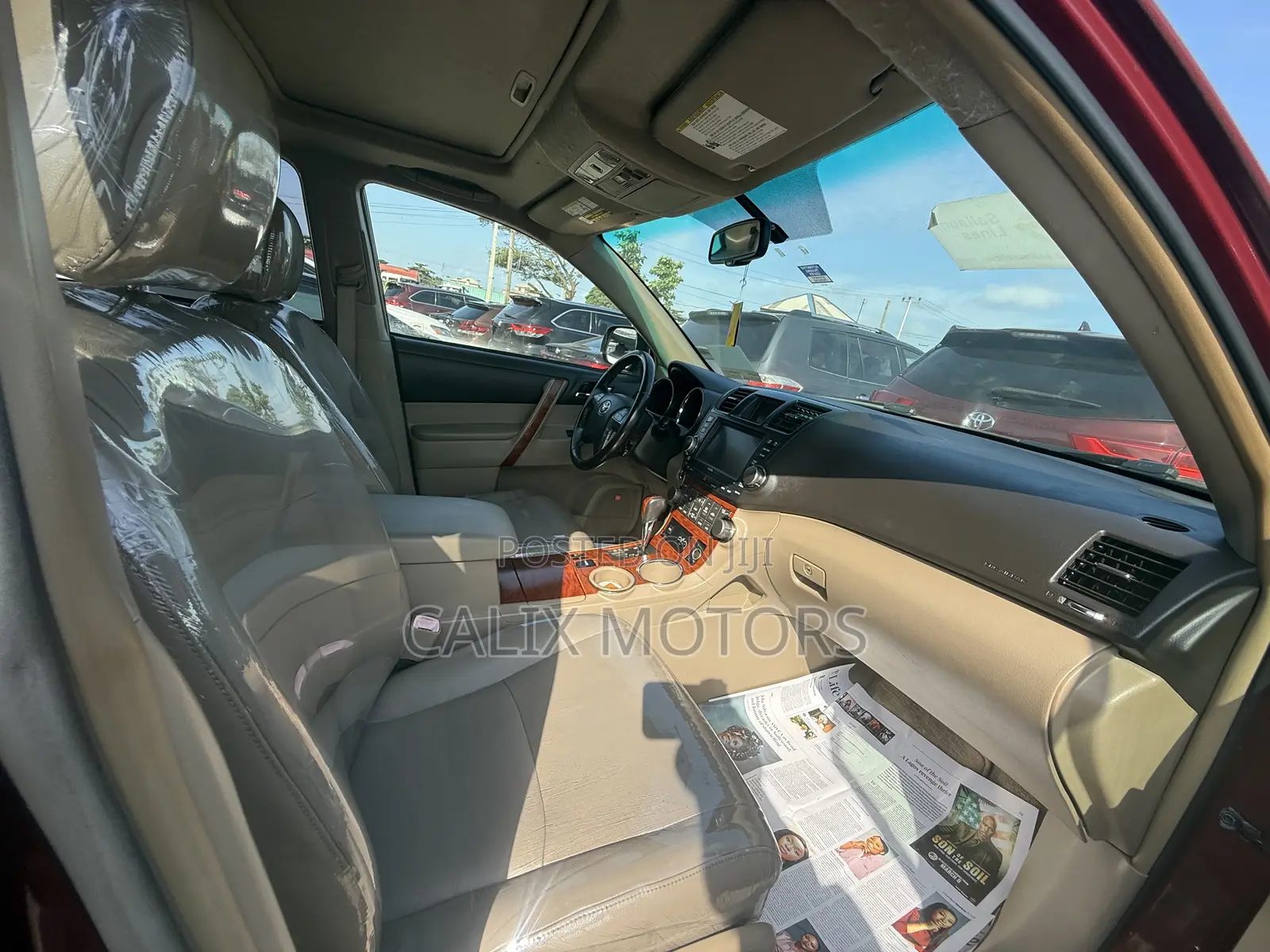 Toyota Highlander 2009 Red