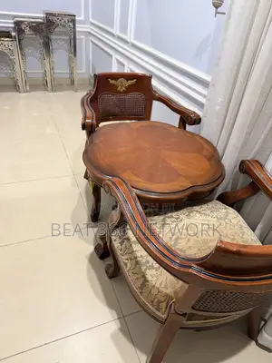 A Set of Coffee Chair and Table