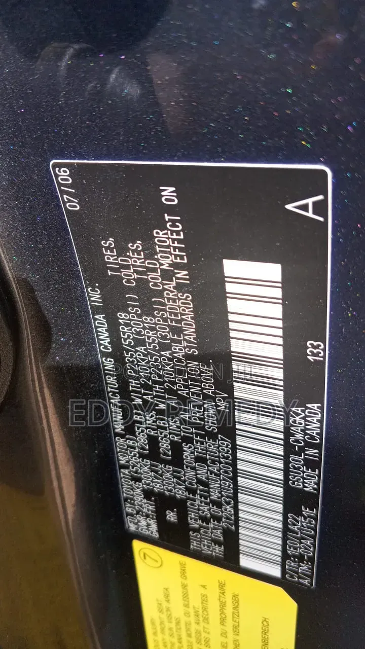 Lexus RX 2007 Black