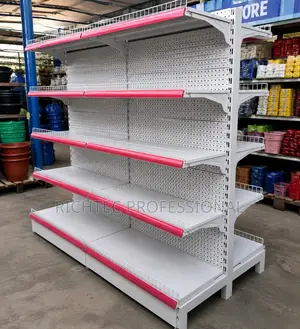 High Quality Supermarket Double Shelf