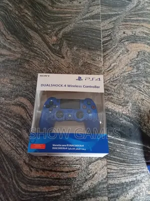 PS4 Controller Blue and Black Color