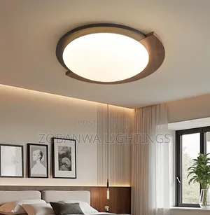 TechHPNordic Minimalist Round Flush Mount Ceiling Light