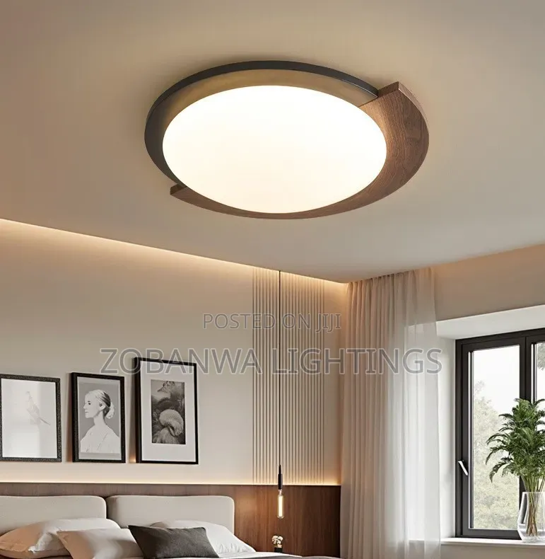 TechHPNordic Minimalist Round Flush Mount Ceiling Light