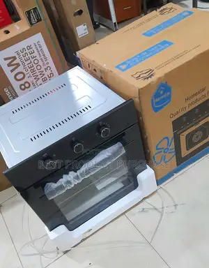 Brand New Homestar HSQMB60-BK 75L Built-in Gas Electric Oven