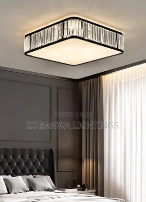 Classic Square Crystal Led Chandelier