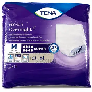 Tena Overnight Adult Diapers (M Size) – Super Absorbent