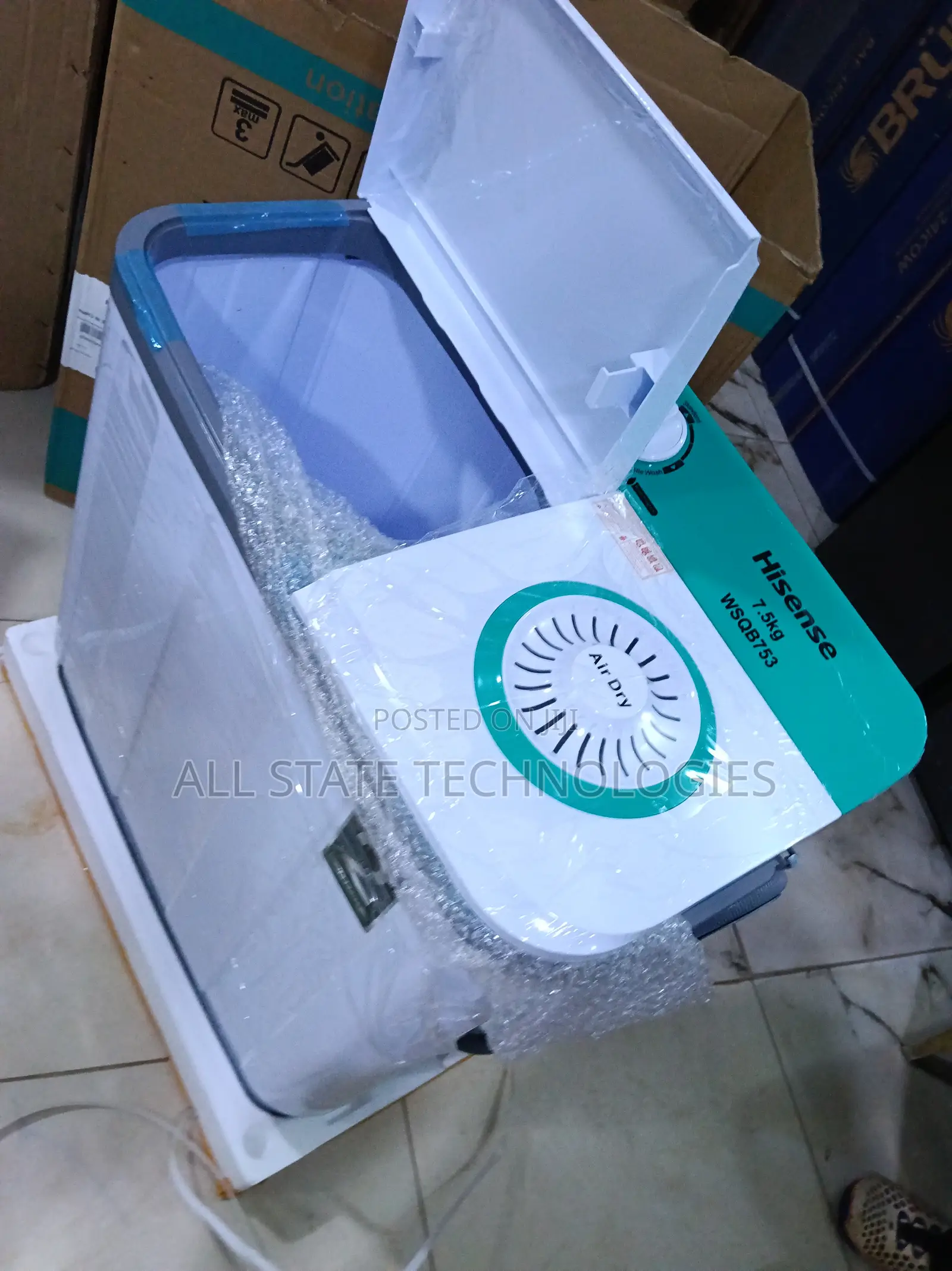 WSQB753 Hisense 7.5KG Twin Tub Top Loader