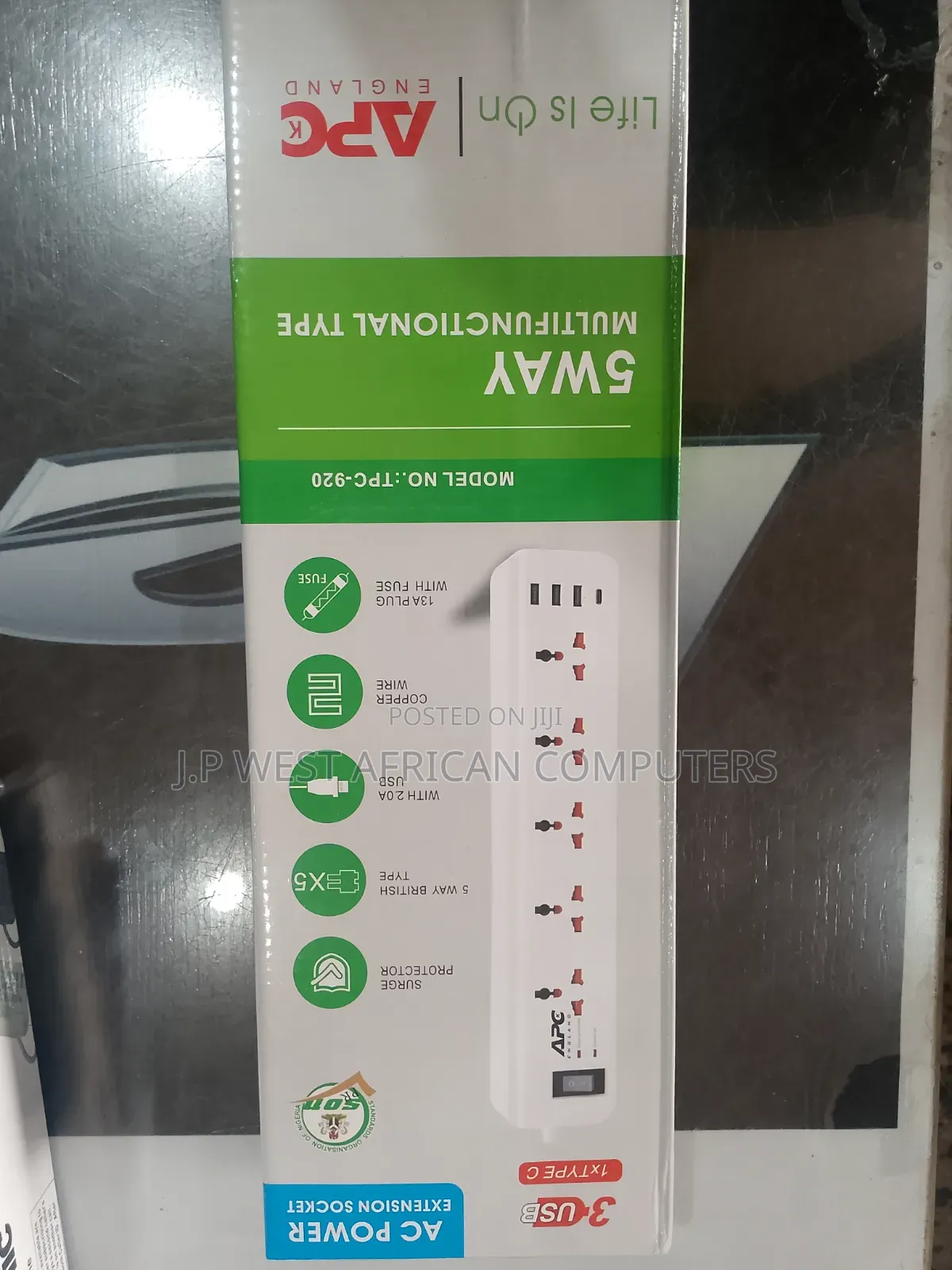 APC Surge 5 Ways Extension
