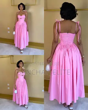 Padded Hollow Out Maxi Corset Dress! 