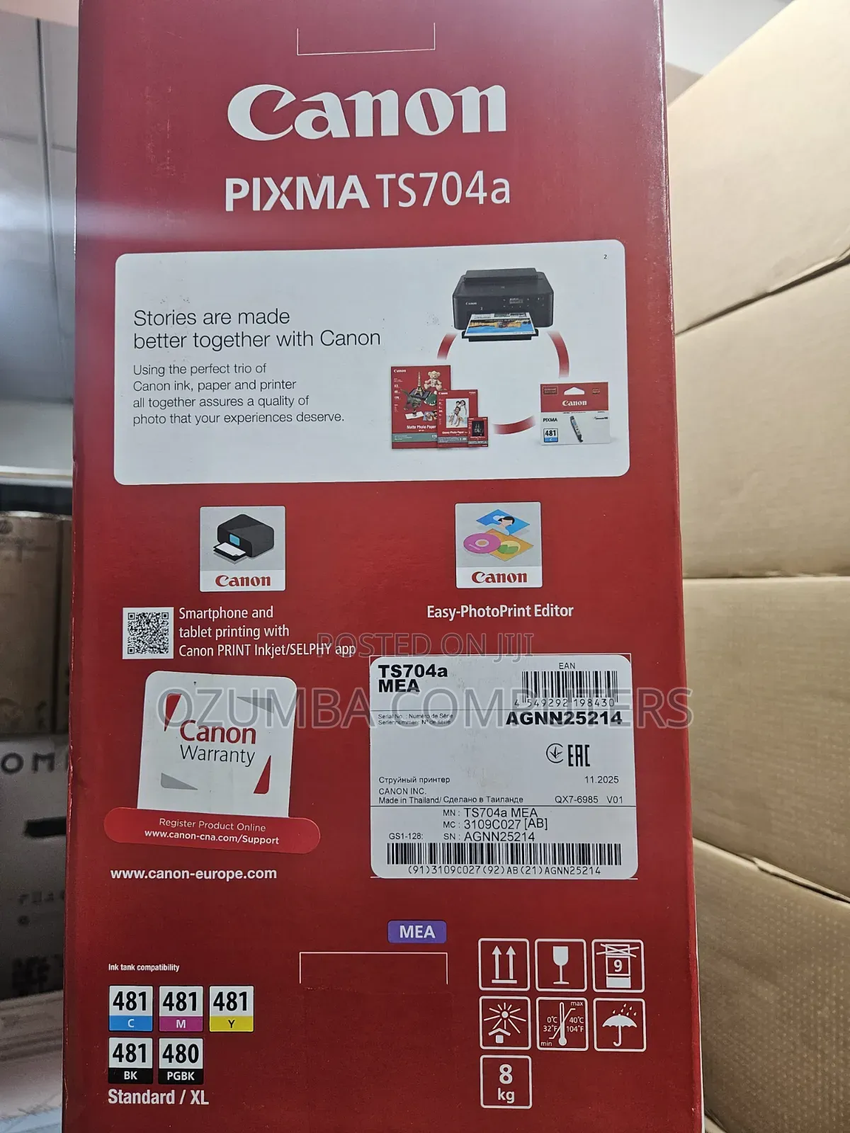 Canon PIXMA TS704a Printer