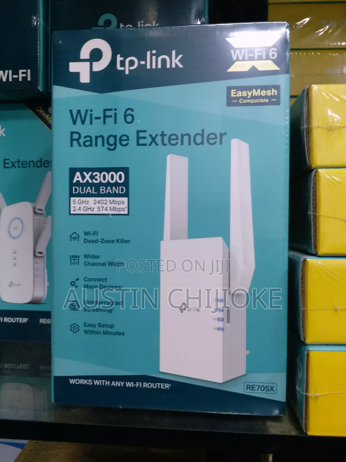 TP-Link Wifi 6 Range Extender AX3000