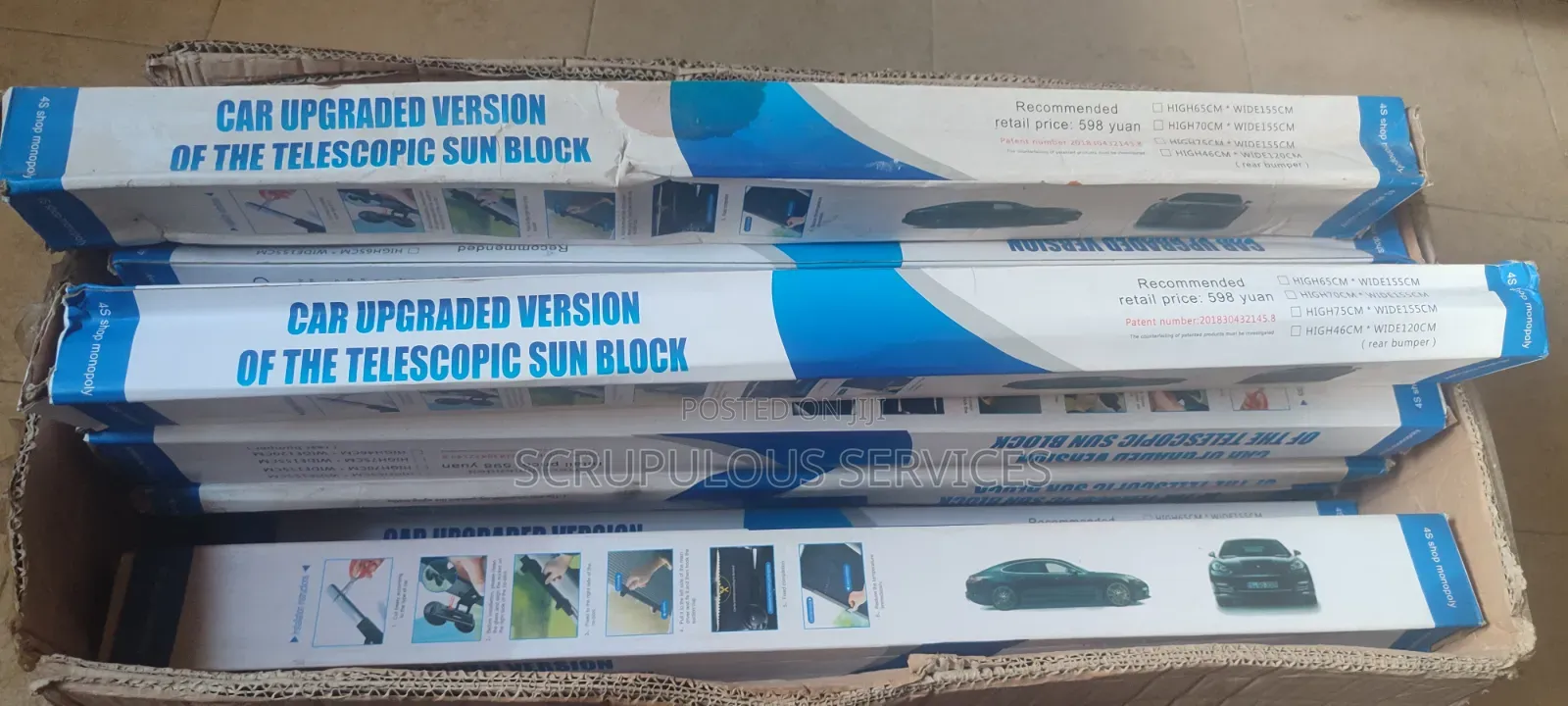 Telescopic Sun Block Windshield