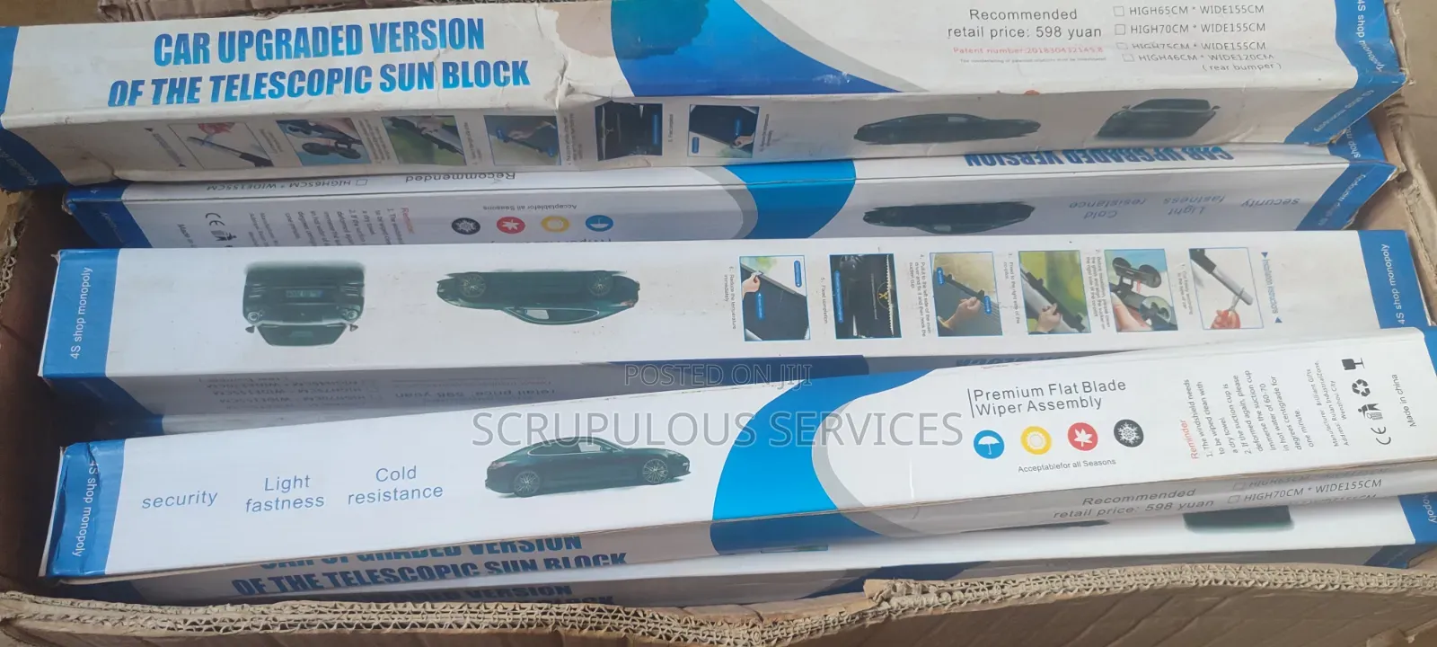 Telescopic Sun Block Windshield