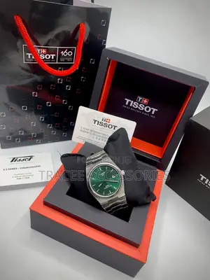 Tissot Luxury Green Dial Wristwatch