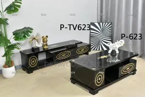 Adjustable TV Stand With Center Table