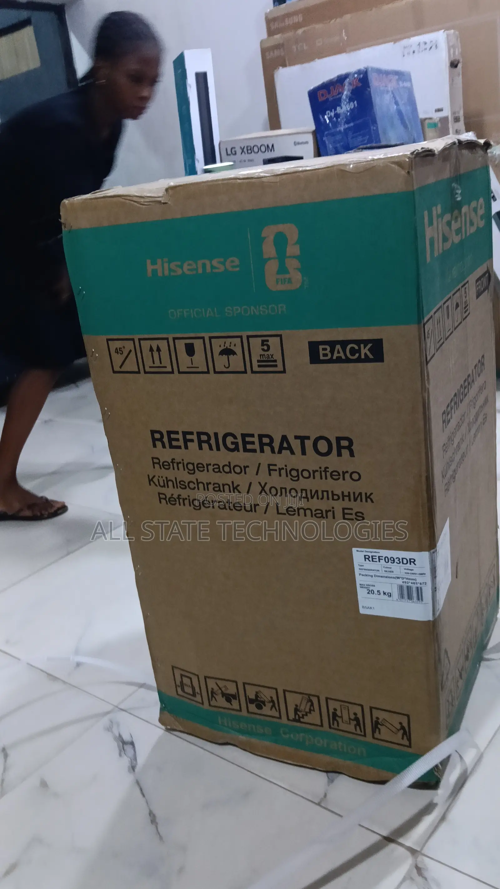 Compact 90L Refrigerator Single Door – Hisense