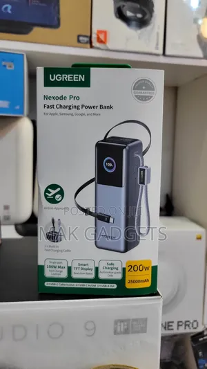 Ugreen Nexode Power Bank 25000mAh 200W Laptop Portable Charger