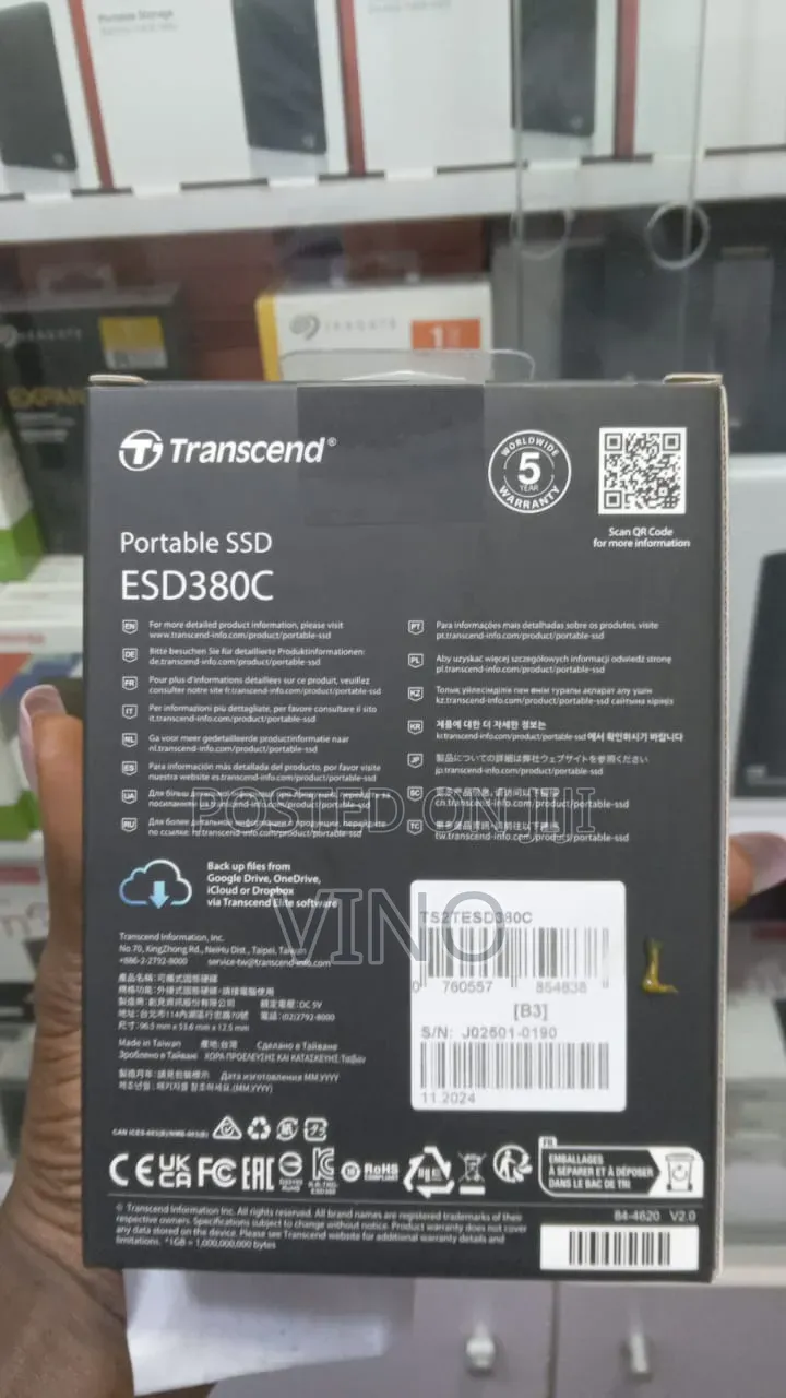 Transcend ESD380C 2TB Portable SSD, External