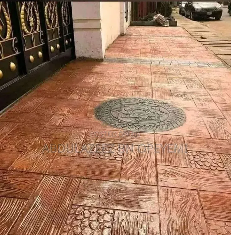 3D Concrete Floor Stamping
