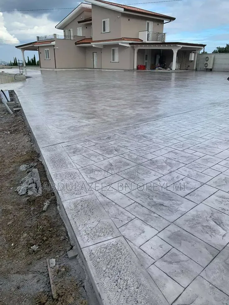 3D Concrete Floor Stamping