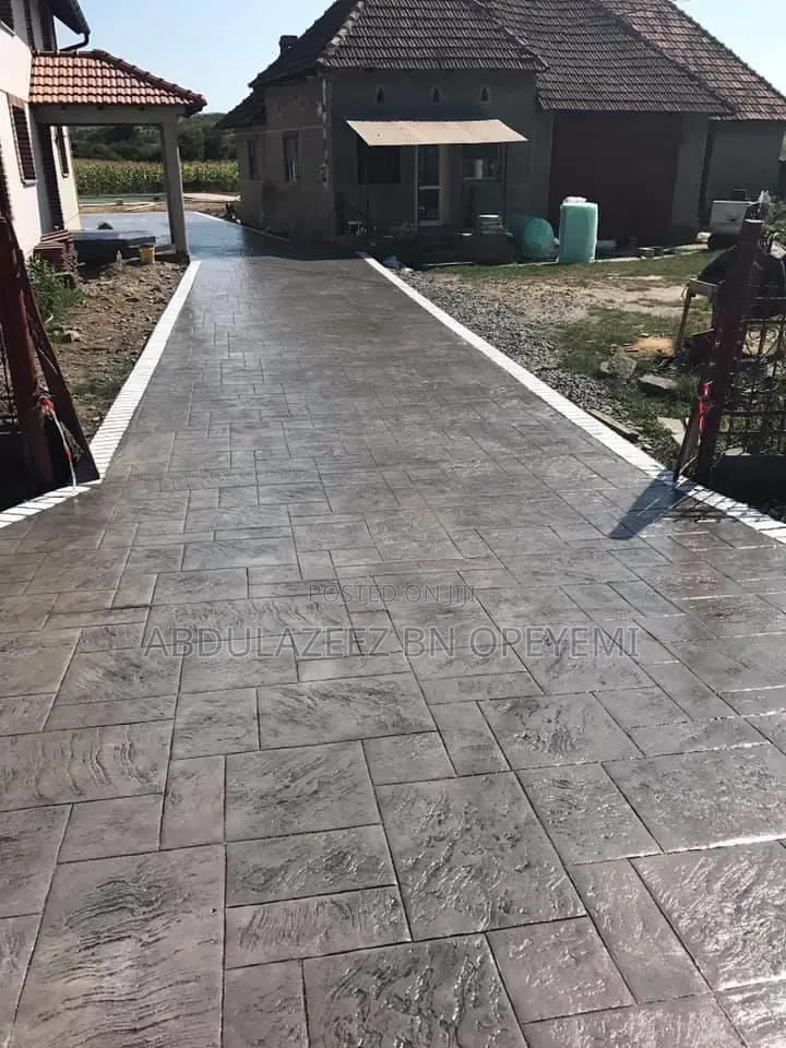 3D Concrete Floor Stamping