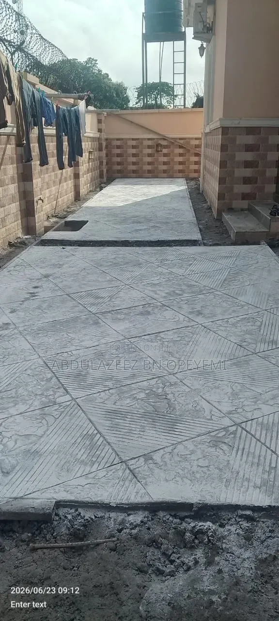 3D Concrete Floor Stamping