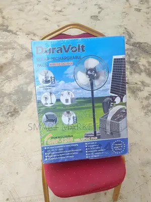 HIGH QUALITY DuraVolt 5-in-1 Solar Power Station + 12" DC Fan+USB PORT