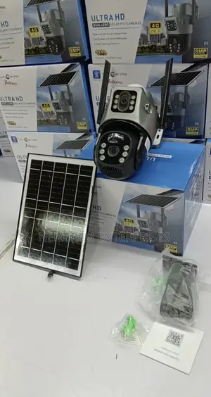 8MP Ultra HD Dual Lens Solar PTZ Camera (4G LTE SIM Supported)