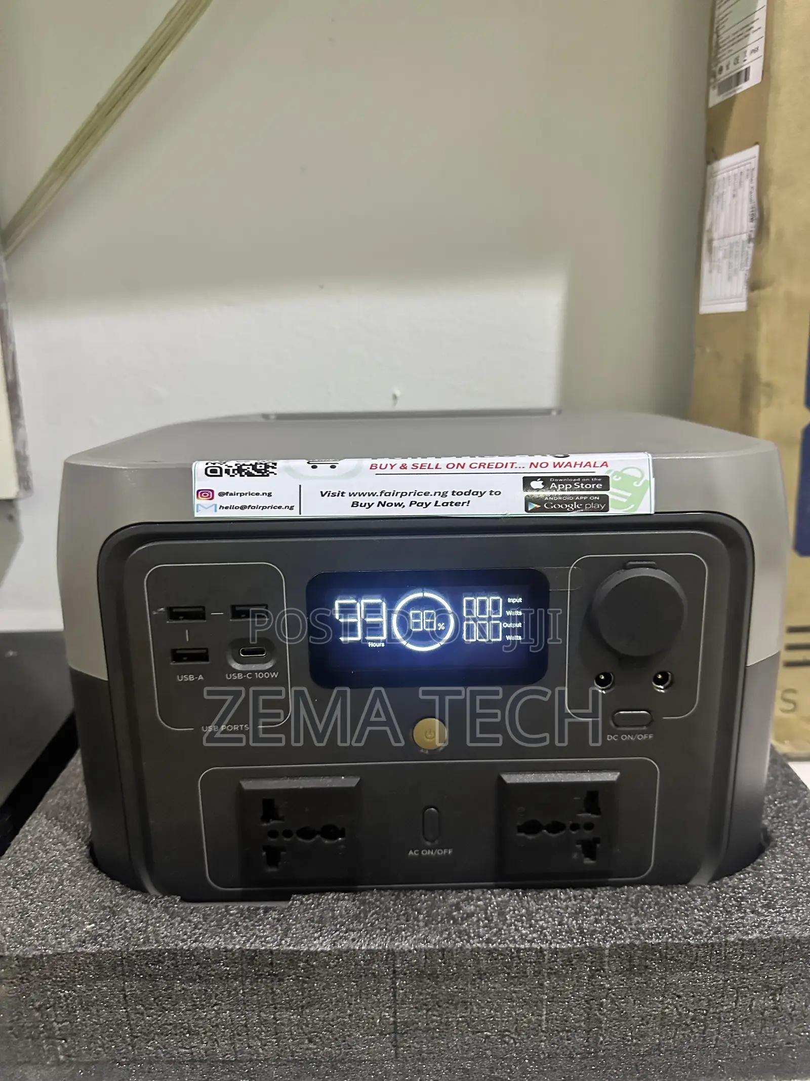 Ecoflow Solar Generator + Solar Panel (1000w)