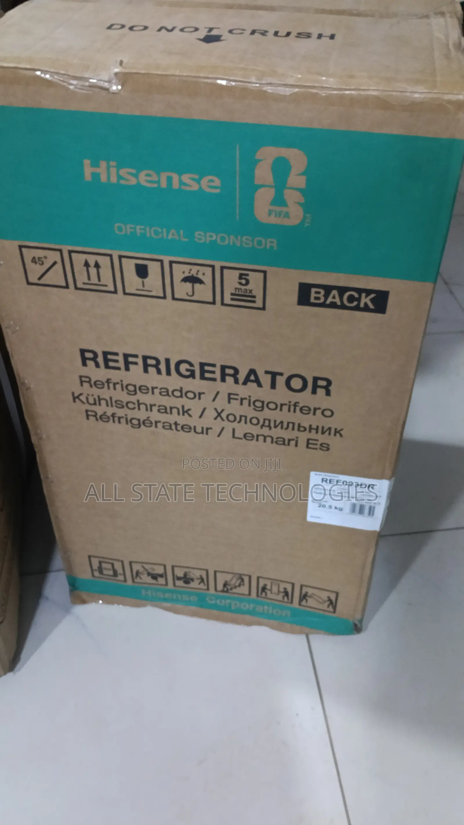 Hisense REF093DR Single Door Fridge 90L Capacity