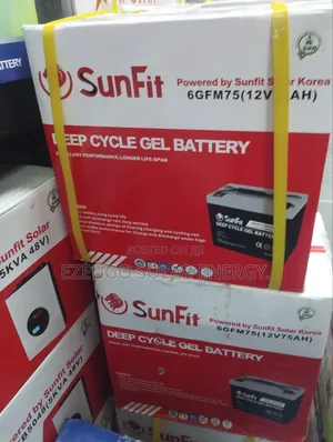 75AH Sunfit Deep-Cycle GEL Battery