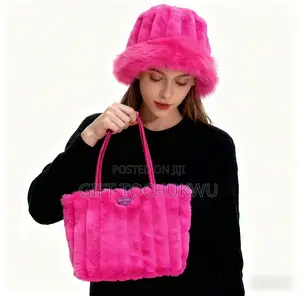 Women’s Fluffy Faux Fur Shoulder Bag | Stylish Tote Bag