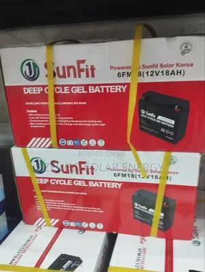 18AH Sunfit Deep-Cycle GEL Battery