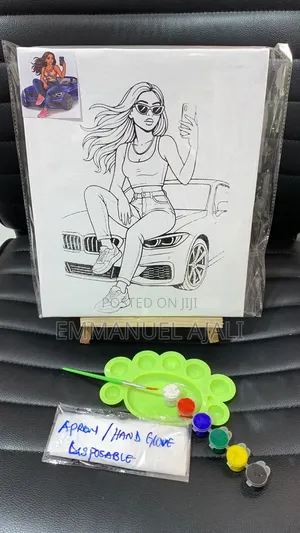 Sip and Paint Canvas and Accessories