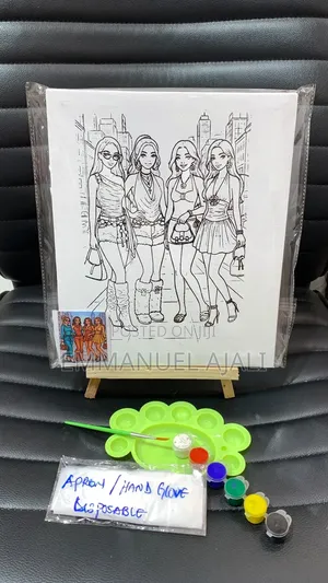 Sip and Paint Canvas and Accessories