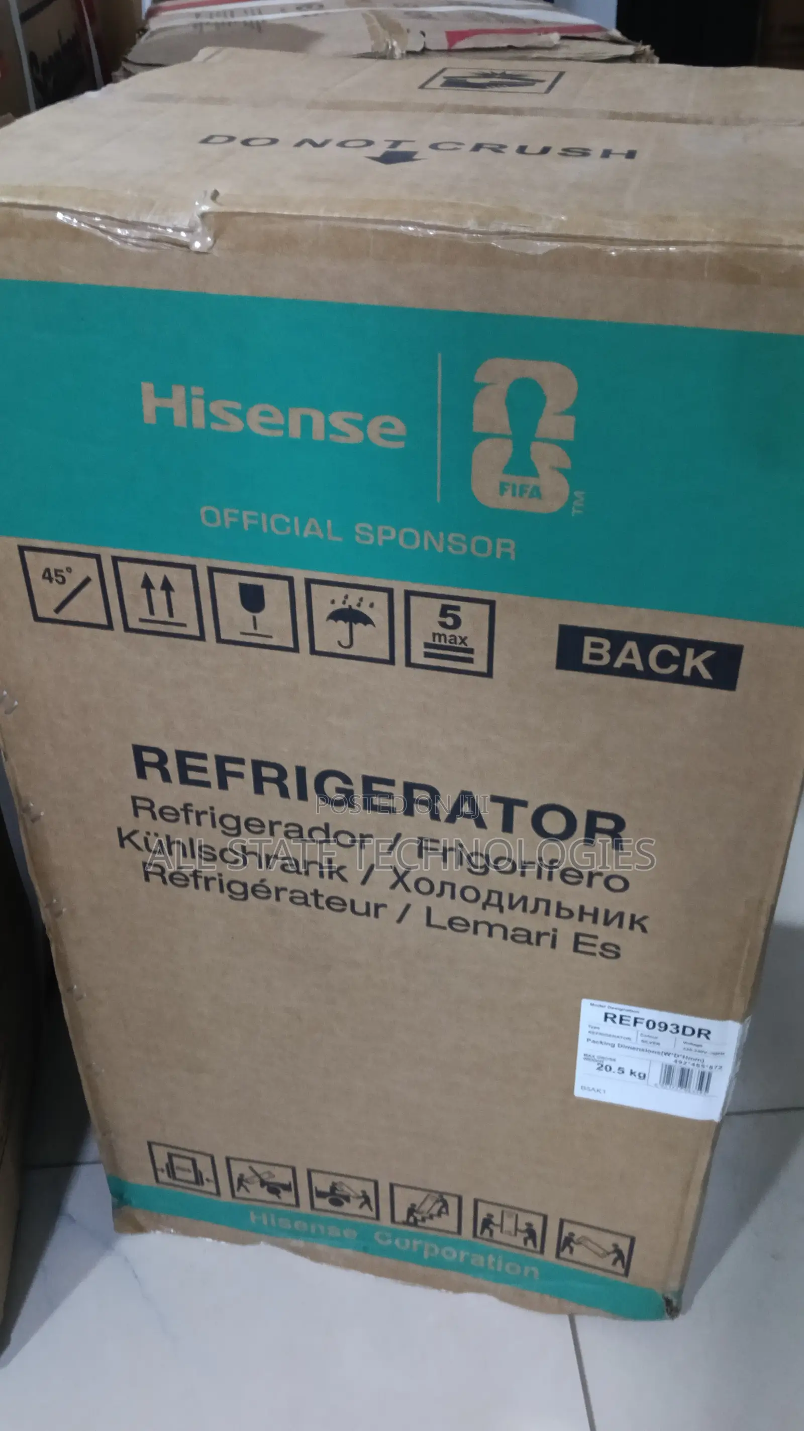 Compact Single Door Fridge 90L – Hisense