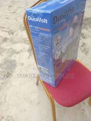 NEW-IN DuraVolt SRP-1245 DC Power Pack With 12" Solar Fan+USB PORTS
