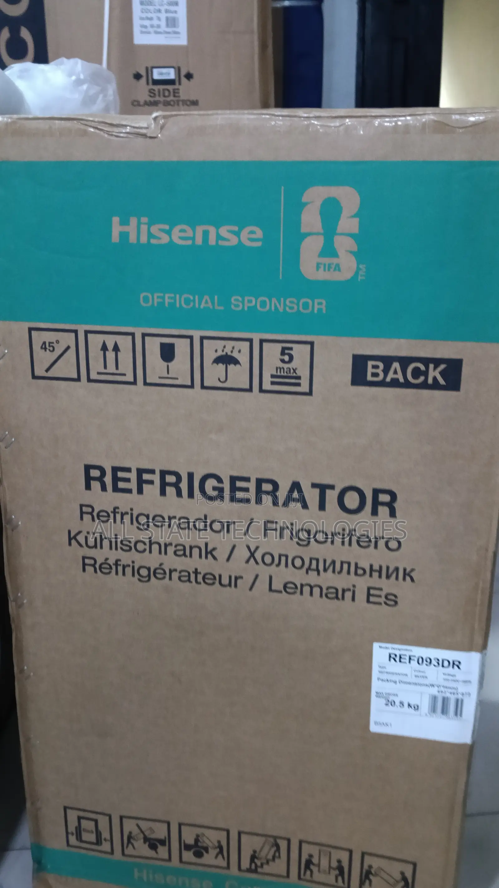 Hisense 90L Mini Refrigerator REF093DR