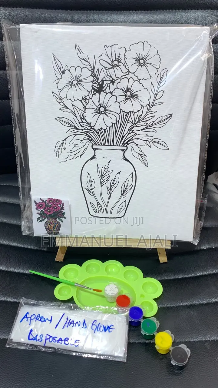 Sip and Paint Canvas and Accessories