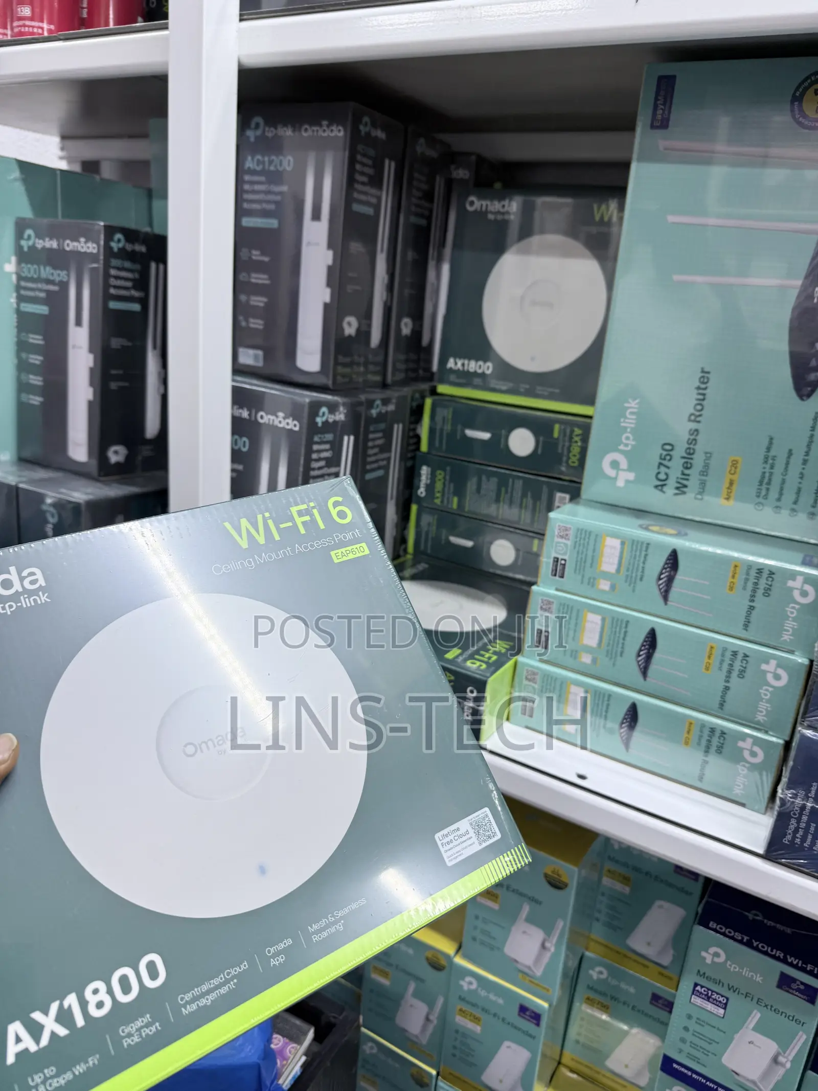 Omada Wi-Fi 6 Wireless Ceiling Mount Access Point