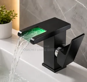 Luxury Matte Black Basin Mixer Faucet