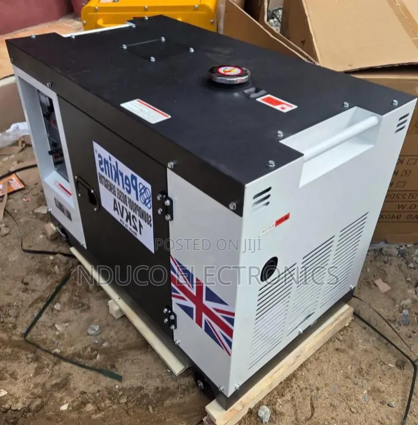 Original Perkins 12kva KVA Soundproof Generator Copper
