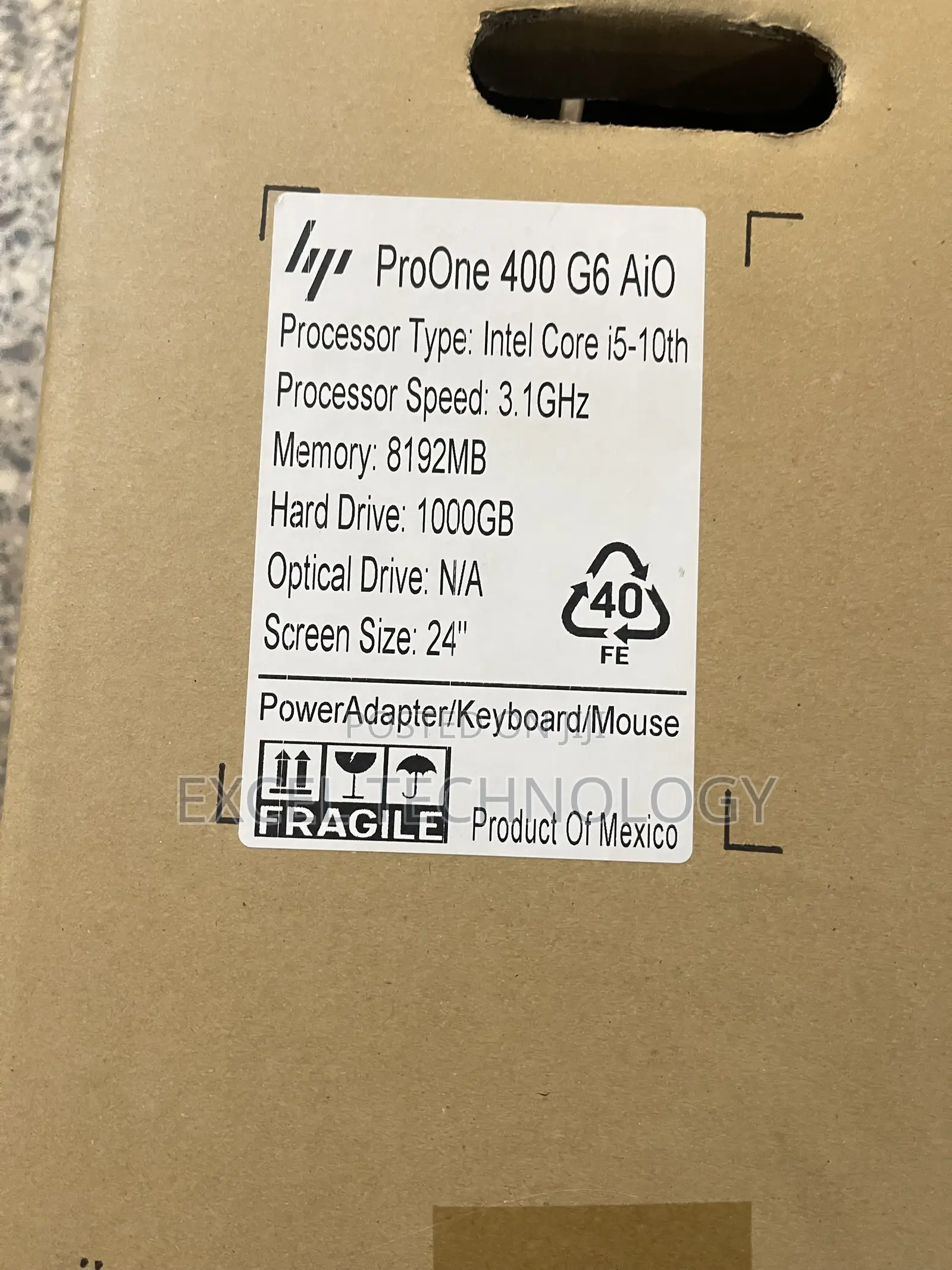 New Desktop Computer HP ProOne 400 8GB Intel Core i5 HDD 1T